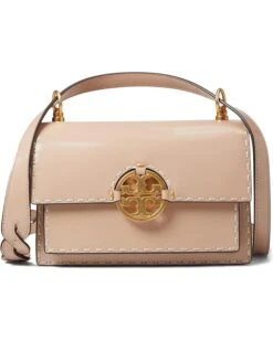 Tory Burch Miller Spazzolato Pick Stitch Small Flap Shoulder Bag | Handbags