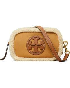 Tory Burch Miller Shearling Mini Crossbody Bag | Handbags