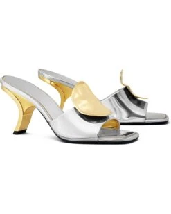 Tory Burch 80 mm Patos Mismatch Heel Sandal | Heels