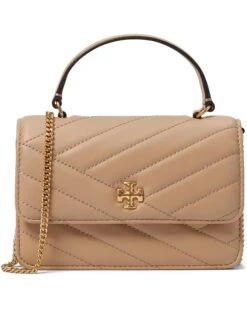 Tory Burch Kira Chevron Mini Top-Handle Chain Wallet | Handbags