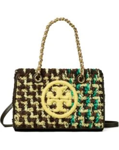 Tory Burch Fleming Soft Tweed Mini Chain Tote | Handbags