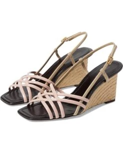 Tory Burch 75 mm Multi Strap Wedge Sandals | Heels