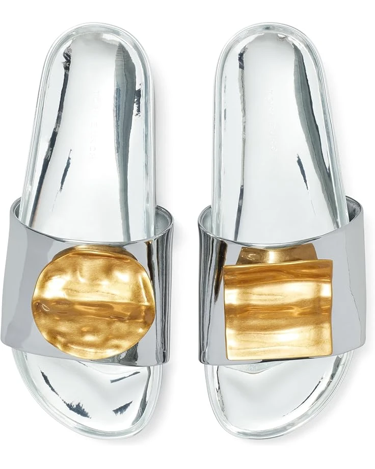 Tory Burch Patos Mismatch Hammered Slide | Sandals 3 Tory Burch Patos Mismatch Hammered Slide | Sandals