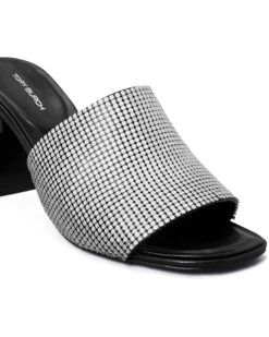 Tory Burch Block T Chainmail Mule Sandal | Heels -Modern Trendy Shoes 71WXeDOPeL. AC SR736920