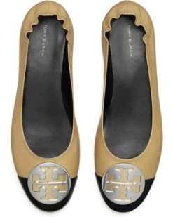 Tory Burch Claire Cap-Toe Ballet | Flats -Modern Trendy Shoes 71cj4LcNIzL. AC SR736920