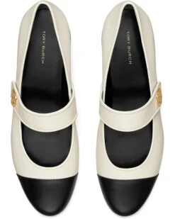 Tory Burch Cap-Toe Mary Jane Heel Ballet 25mm | Flats -Modern Trendy Shoes 71lRF6cwAgL. AC SR736920