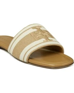 Tory Burch Double T Jacquard Slide | Sandals 8 Tory Burch Double T Jacquard Slide | Sandals -Modern Trendy Shoes 71v7BKoEq9L. AC SR736920