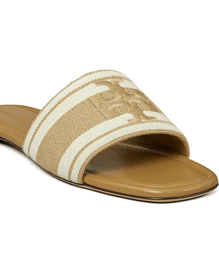 Tory Burch Double T Jacquard Slide | Sandals 5 Tory Burch Double T Jacquard Slide | Sandals - Image 3
