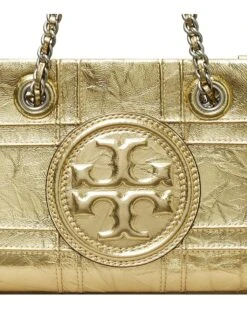 Tory Burch Fleming Soft Metallic Quilt Mini Chain Tote | Handbags -Modern Trendy Shoes 91vQFQw33SL. AC SR736920